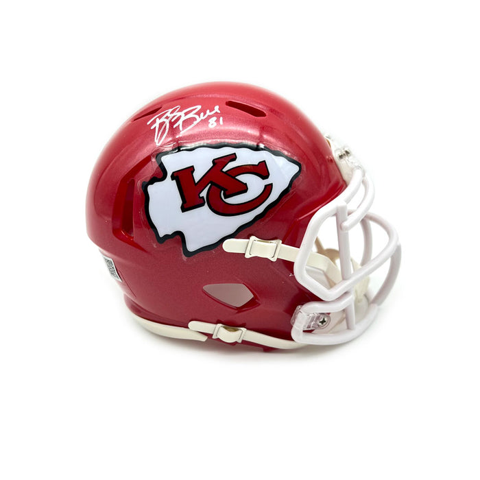 Blake Bell Signed Kansas City Chiefs Speed Mini Helmet