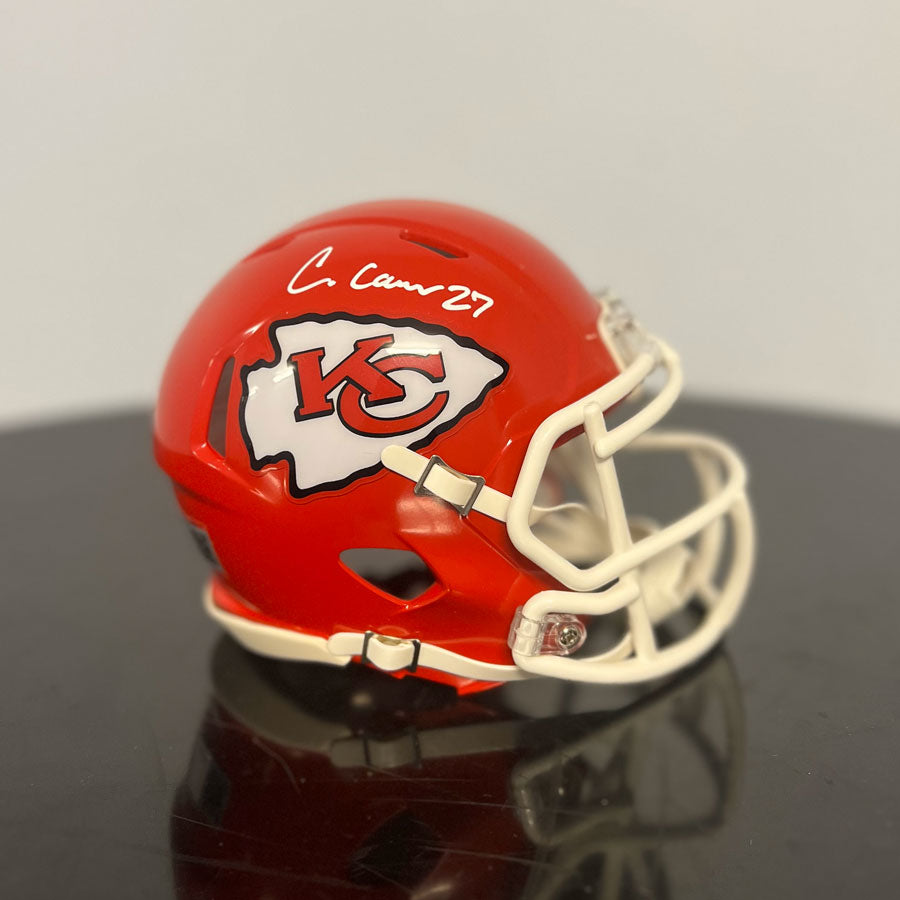 Kansas City chiefs autographed mini helmet shops