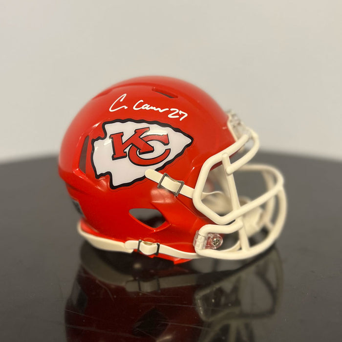 Chamarri Conner Signed Kansas City Chiefs Speed Mini Helmet