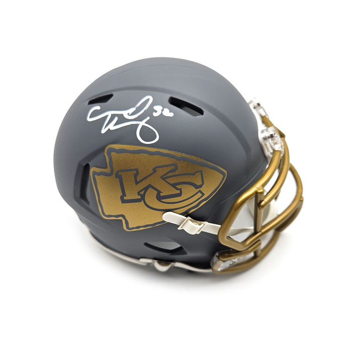 Creed Humphrey Signed Kansas City Chiefs Signed Slate Mini Helmet