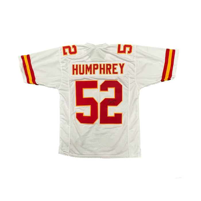 Creed Humphrey Signed Custom White Football Jersey