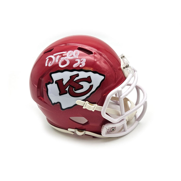 Drue Tranquill Signed Kansas City Chiefs Red Speed Mini Helmet