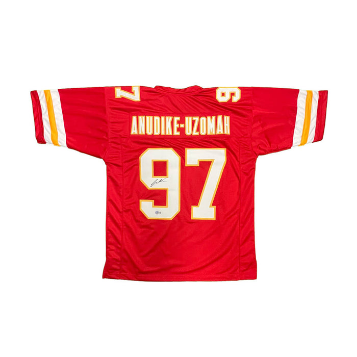 Felix Anudike-Uzomah Signed Custom Red Football Jersey