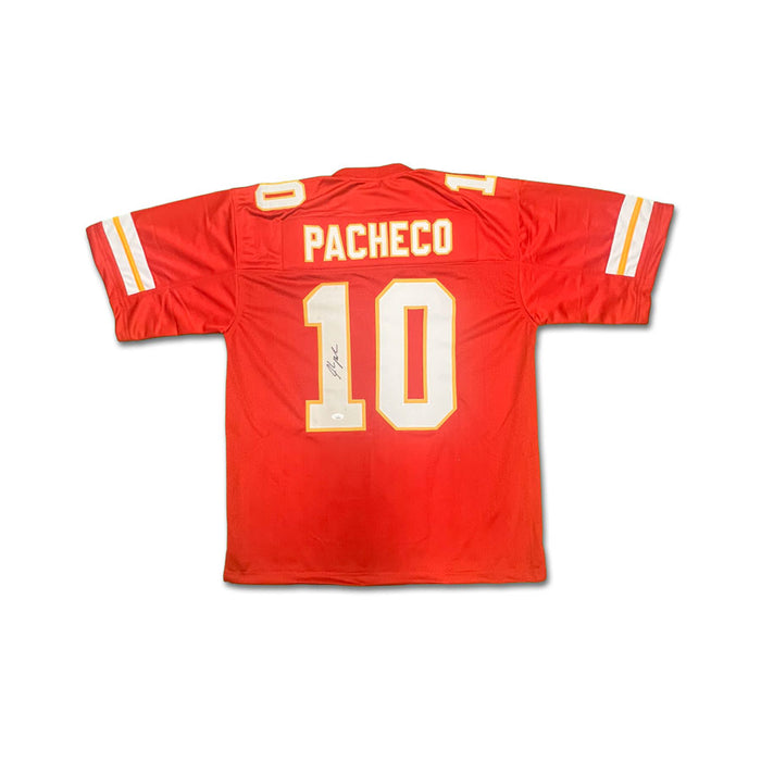 Isiah Pacheco Signed Custom Red Football Jersey