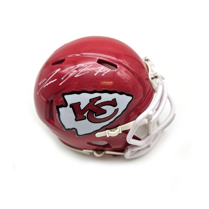 Jawaan Taylor Signed Kansas City Red Speed Mini Helmet