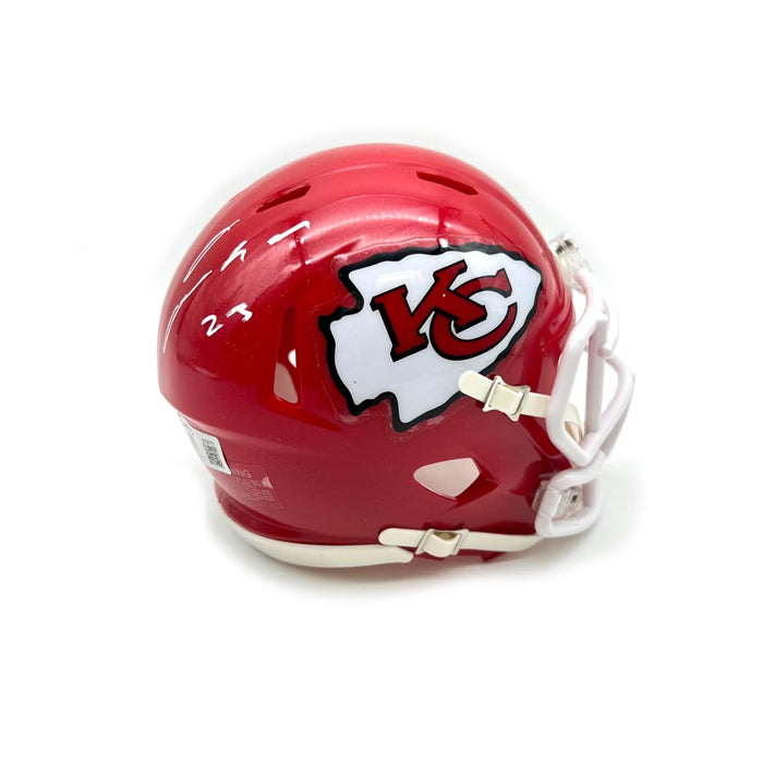 Joshua Williams Signed Kansas City Chiefs Mini Speed Helmet
