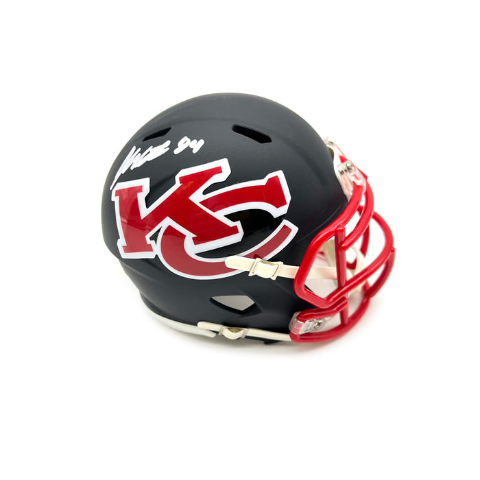 Justin Watson Signed Kansas City Chiefs Signed AMP Mini Helmet