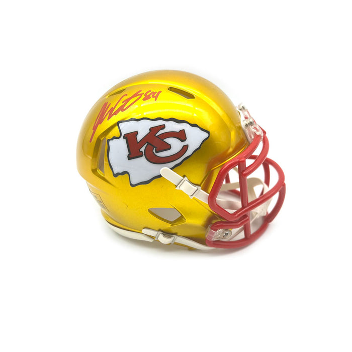 Justin Watson Signed Kansas City Chiefs Signed Flash Mini Helmet