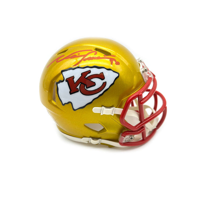 Neil Smith Signed Kansas City Chiefs Flash Mini Helmet