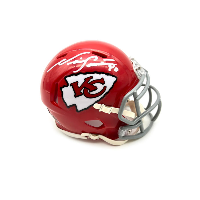 Neil Smith Signed Kansas City Chiefs TB Red Speed Mini Helmet