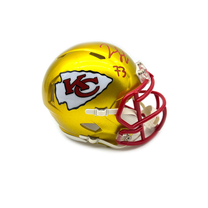 Nick Allegretti Signed Kansas City Chiefs Flash Mini Helmet