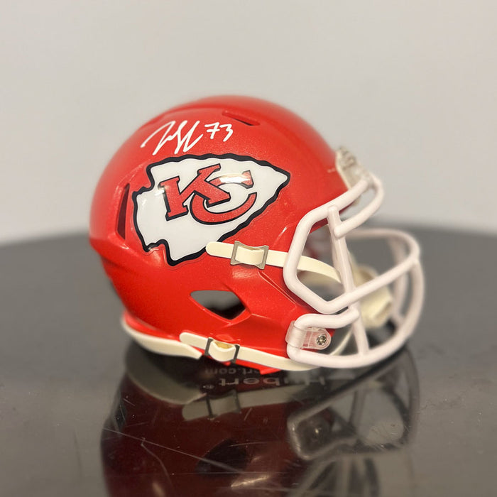 Nick Allegretti Signed Kansas City Chiefs Speed Mini Helmet