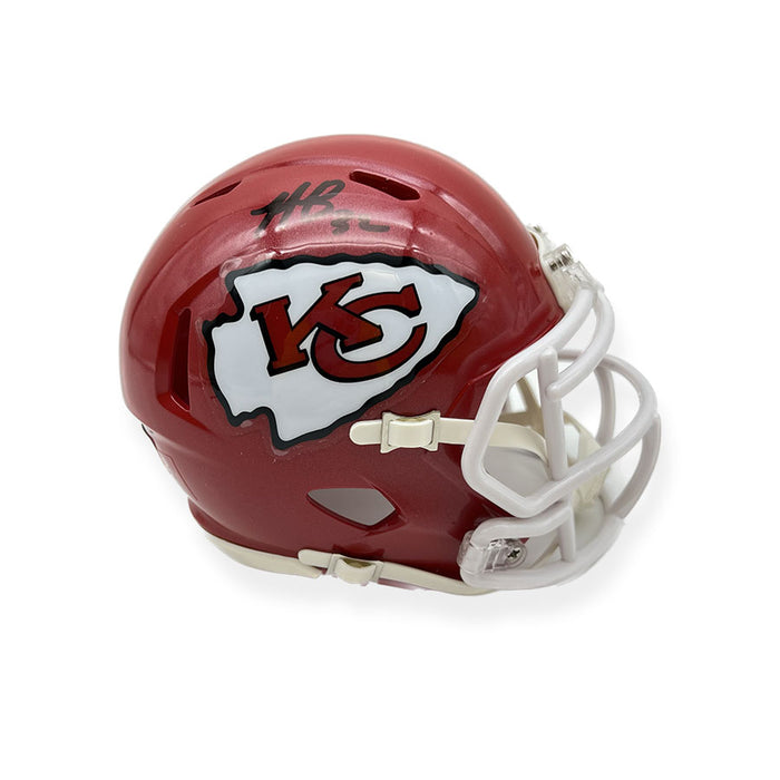 Nick Bolton Signed Kansas City Chiefs Red Speed Mini Helmet (Black Ink)