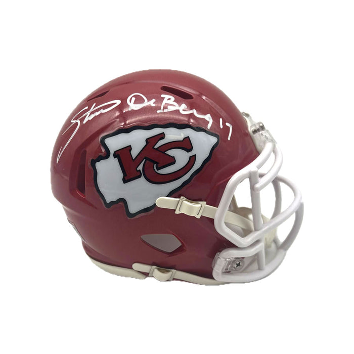 Steve DeBerg Signed Kansas City Chiefs Mini Speed Helmet