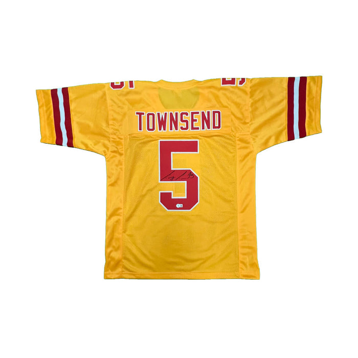 Tommy Townsend Signed Custom Gold Jersey