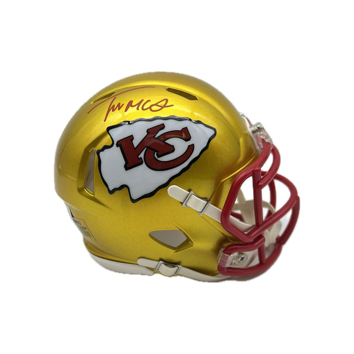 Trent McDuffie Signed Kansas City Chiefs Flash Mini Helmet