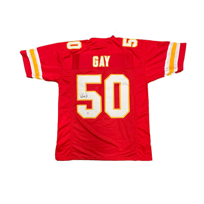 Willie Gay Jr. Signed Custom Red Football Jersey — TSE Kansas City