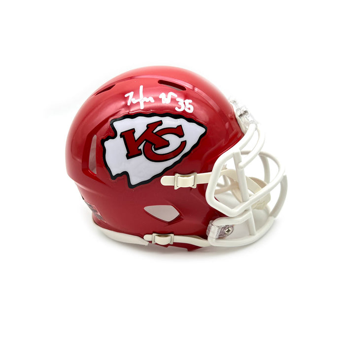 Patrick Mahomes Kansas City Chiefs Autographed Riddell Speed Authentic  Helmet