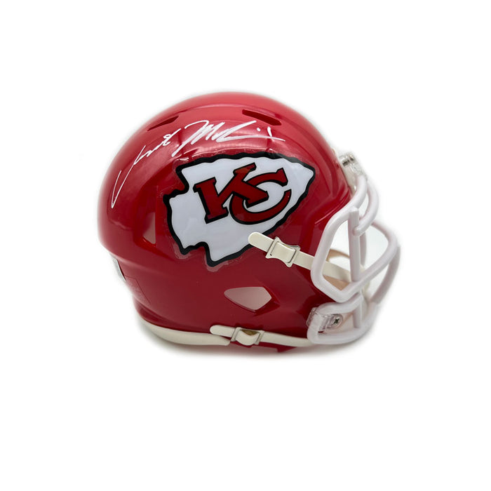 Jerick McKinnon Signed Kansas City Chiefs Red Speed Mini Helmet