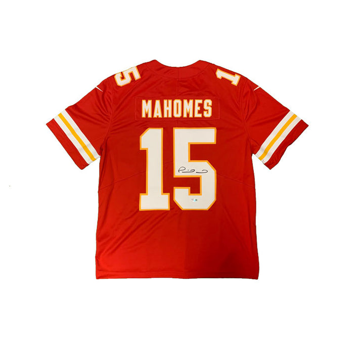 Patrick Mahomes Kansas City Chiefs Signed Red Nike Game Player Jersey