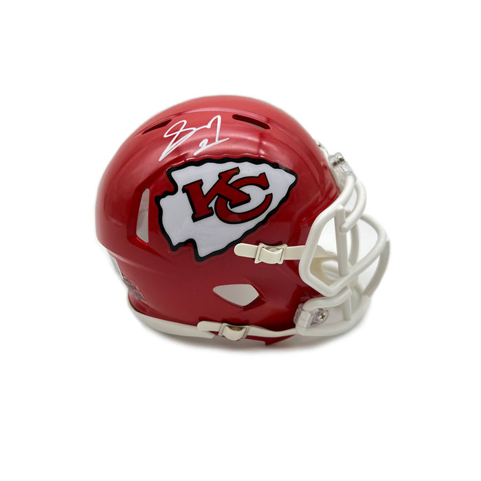 Skyy Moore Signed Kansas City Chiefs Red Speed Mini Helmet