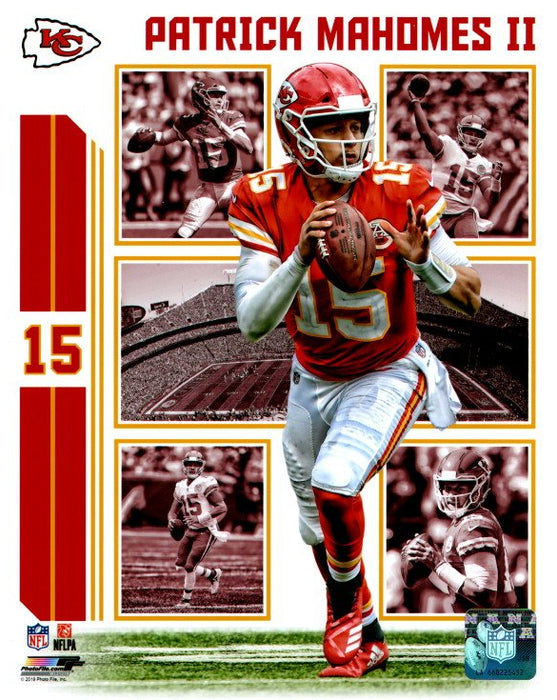 Patrick Mahomes Collage Unsigned  8x10 Photo